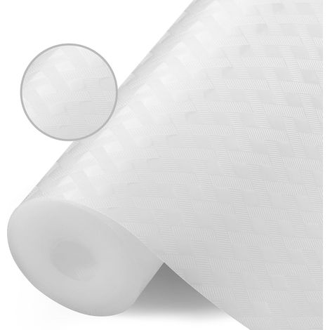 Tapis Fond de Tiroir, Protection Tiroir Cuisine, Tapis Fond de Non-adhésif Antidérapant, Peut Etre Coupé, EVA Plastique Film Protecteur, pour Placard Cuisine(Transparent/30cm x 300cm) (1/5)