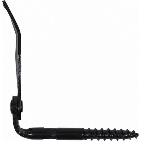 Rolladenstopper schwarz zum Anschrauben Länge 160 mm, 2 Stück (1/2)