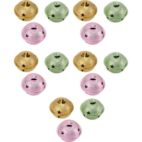 Cloche de Noël 40mm x15, grelots décoratifs pour création de bijoux DIY, bracelets, chevillères, colliers, artisanat de fête