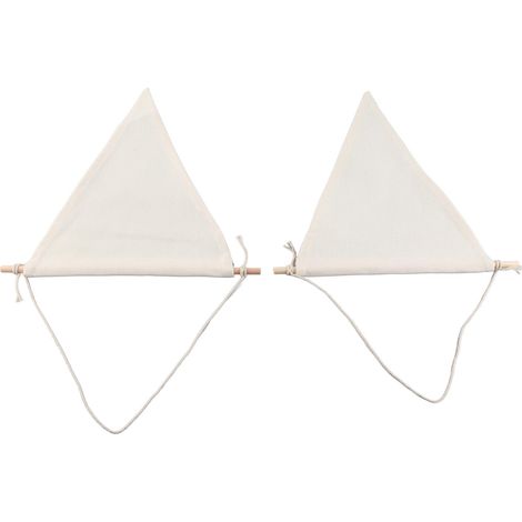 2 pièces bannière décorative suspendue murale rangement badges broches épingles présentoir bijoux pour maison boutique couleur bois (1/5)