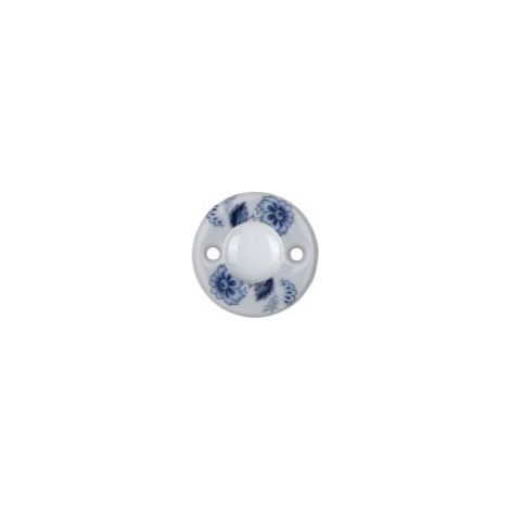Ouvre&Déco – 2 rosace de fonction en Porcelaine condamnation modèle BLEUET