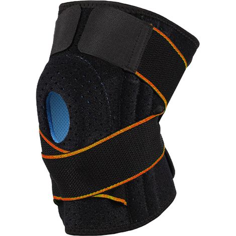 Genouillère - Patella Gel Pad - Stabilisateurs Latéraux En Ressort - Ajustable - Pour Soutien Articulaire Et Rééducation - 1 Pièce (1/5)