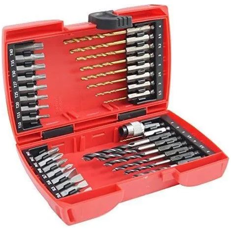 Bohrerset conp b23407 32 Stück Schnellwechseladapter sechskant