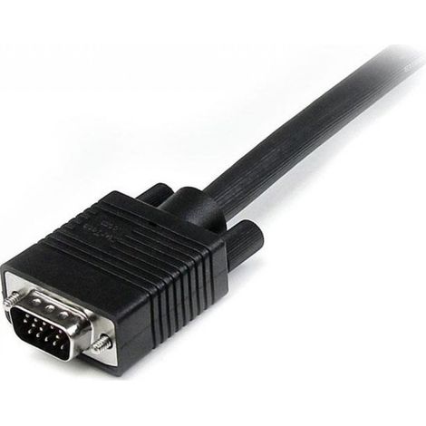 StarTech.com MXTMMHQ2M - Câble moniteur HD15 vers HD15 mâle/mâle - Câble VGA - 2 m - Connecteur coudé - Noir (1/4)