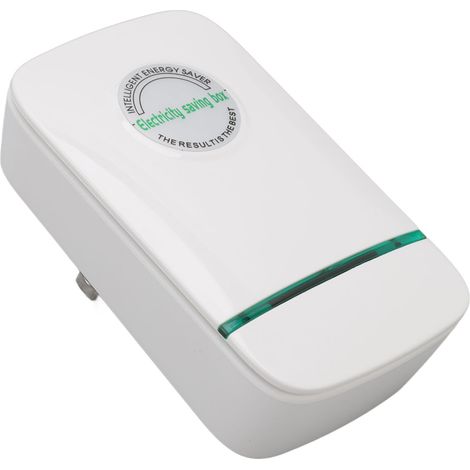 Économiseur d’énergie blanc écologique ABS ignifuge 28000W charge réelle boîte économique pour maison bureau intérieur prise UK 90 à 250V (1/5)
