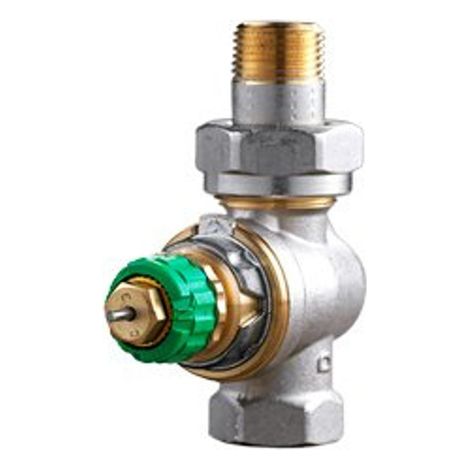Danfoss Vanne dynamique RA-DV 10 indépendante de la pression, R 3/8, coudé, nickelé, 013G7721