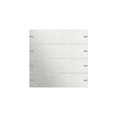 Gira Set placca 4f sens.a sfioram.4.95 acciaio inox [5024219], 5024 219