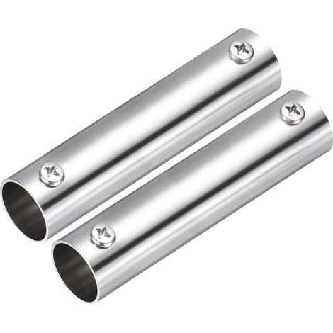 Raccord De Tuyau Droit 2 Voies, Pour Tuyau OD 19mm Acier Inoxydable Joint Structurel Connecteur De Tuyau Collier De Clôture À Chaînes Pour Balustrade Main Courante DIY, Longueur... (1/5)