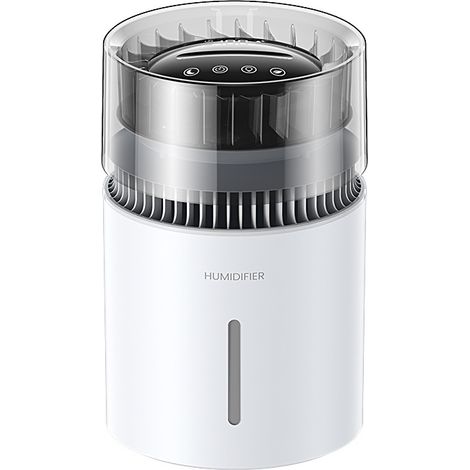Purificateur d'air multifonction, humidificateur à ions négatifs,avec veilleuse et indicateur d'humidité,réglage silencieux par curseur à 100 niveaux (1/5)