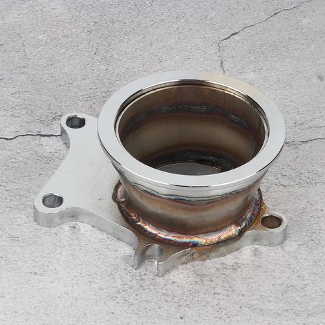Adaptateur turbo à 5 boulons vers bride en V de 3 pouces, en acier inoxydable, pour turbo T3/T4 (1/5)