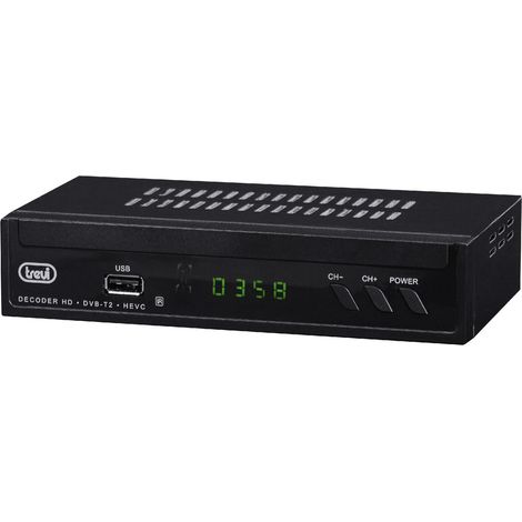 Sintonizadora tdt trevi dvb-t2 3378 2 mandos teclas grande