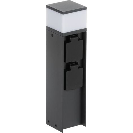 Lampade esterne LED – Aluminio nero – Fonte sostitutiva  IP44  30 30cm (1/5)