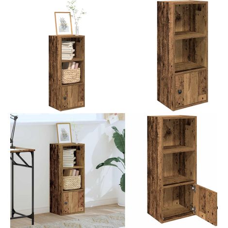 vidaXL Bücherregal Altholz-Optik 31x24x77 cm Holzwerkstoff (1/5)