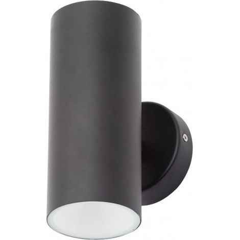 Litecraft Lem Wall Light Up Down Outdoor LED IP65 Garden Fitting - Black (1/5)