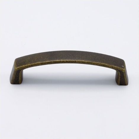 Maniglia dalle linee morbide effetto bronzo 108x17x27mm - 389 Round