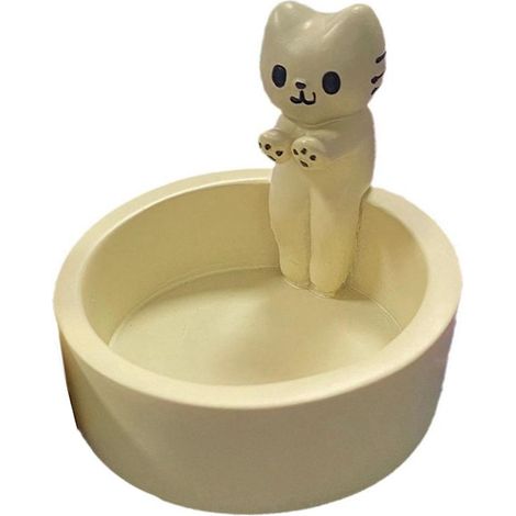 Bougeoir chaton dessin animé en résine, mignon, porte-bougie d'aromathérapie, cadeau (1/5)