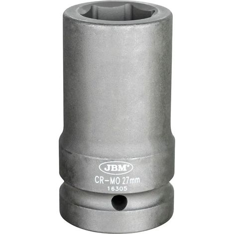 Chiave a bussola jbm impact socket acciaio alta qualità 15x6 cm