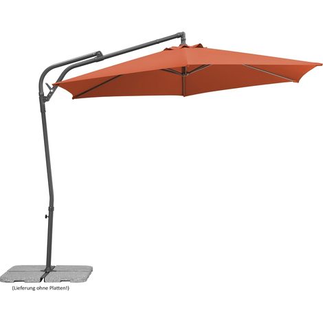 Parasol déporté Terracotta Env. 300 cm de diamètre (1/5)