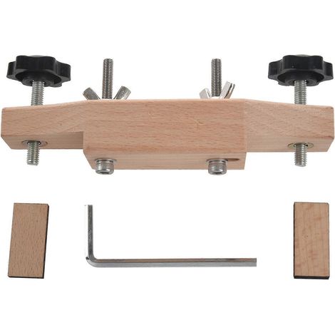 1 jeu de serre-joints pour chevalet de guitare en érable massif - Outils de luthier (1/5)