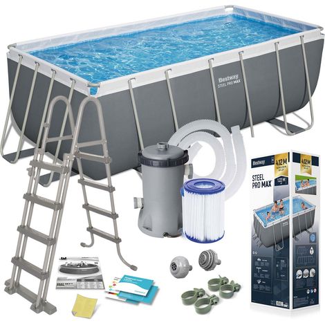 Rahmen-Gartenpool 412 x 201 x 122 cm 11 in 1 Bestway 56456N