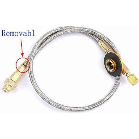 Adaptateur Gaz - Raccord Cuivre 1/2 Pouces à 1/4 Pouces et 3/4 Pouces - Pour Réchaud de Camping Poêle à Gaz Four à Gaz - Lot de 3 (1/3)