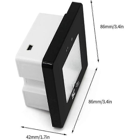 Lecteur de cartes de contrôle d'accès par code QR dynamique, carte RFID de contrôle d'accès, circuit intégré (1/5)