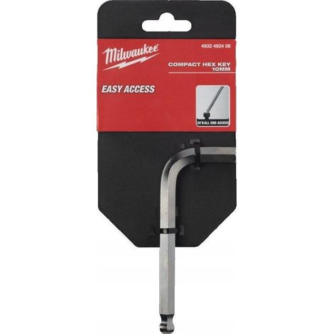 Chiave Allen Milwaukee 10 mm metallica ergonomica