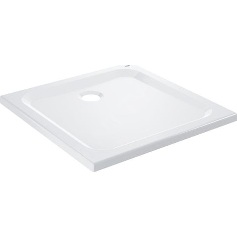 Grohe – Receveur de douche à encastrer 100x100cm 39300000 – Acrylique blanc – Épaisseur 3cm – Bonde de vidage 90mm – Carré (1/5)
