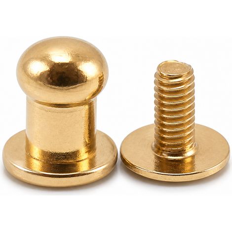 Gancho ovalado para bolsos 2.5 cm dorado claro (1/5)