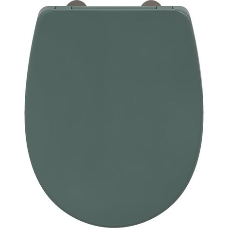 Sedile WC Thermodur Click & Clean Classic con chiusura ammortizzata e sistema di sgancio rapido, verde. BEMIS (1/5)