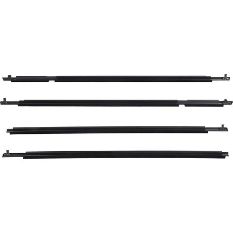 4PCS Joints de vitre auto 75740 42020 Moulures latérales avant arrière gauche droite Garniture remplacement pour Toyota RAV4 (1/5)