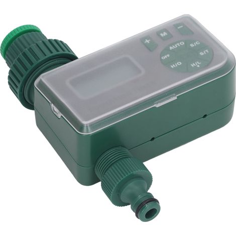 Intelligenter Bewässerungstimer mit LCD-Bildschirm, Wasserprogrammierer für Gartenschläuche, automatische oder manuelle Steuerung (1/5)