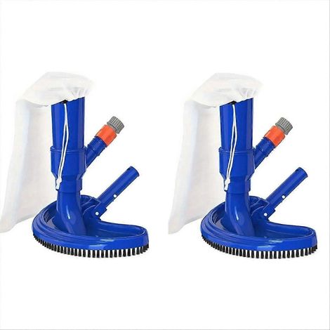 Unterwasser-Teichsauger mit Bürste und Filterbeutel, europäischer Standard, effiziente Reinigung von Ablagerungen und Algen für Teiche und Springbrunnen. (1/5)
