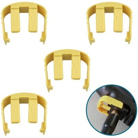 Set of 4 replacement C-clips for high-pressure cleaners compatible with Karcher K2/K3/K4/K5/K6/K7 (1/3)