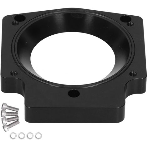 Adaptateur de corps d'accélérateur de collecteur d'admission de 4 pouces entretoise en alliage d'aluminium pour GM LS1 LS2 LS6 LSX LS4Black. (1/5)