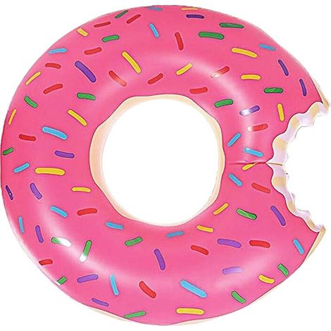 Donutförmiger Schwimmring – Aufblasbar für Außen- und Innenpools – Für Kinder – 1 Stück (1/5)