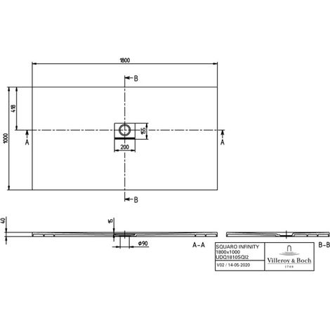 Villeroy & Boch UDQ1810SQI2MVAL DW Squaro Infinity UDQ1810SQI2MV 1700