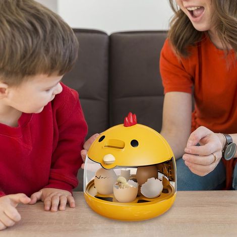 Hühnereierbrutapparat, automatischer Brüter für Küken und Entenküken - Tragbarer, thermostatisch geregelter Brutapparat mit eingebauter Eierdurchleuchtung für Puten, Wachteln, Reptilien und zum Schlüp (1/5)