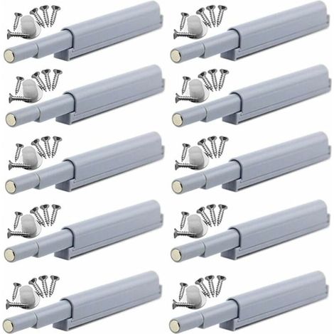 Appuyez pour ouvrir magnétique loquets Fermetures magnétiques push-open ouvre et ferme la porte avec une simple pression (10 pièces) (1/5)
