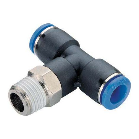 Adaptateur fileté en T RS PRO vers Enfichable, 12 mm Enfichable, 12 mm ( Prix pour Sachet de 10 )