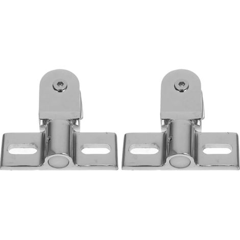 Lot de 2 Charnières Pivotantes pour Porte Verre (1/5)