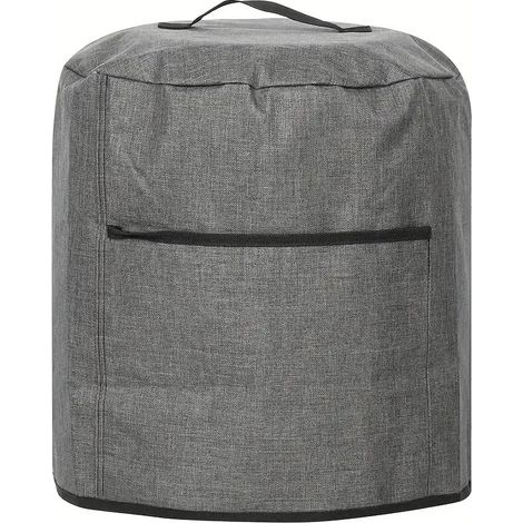 (Gris foncé, 38x38,7cm) Housse anti-poussière pour friteuse à air, sac de protection isolé avec poche et poignée. (1/5)
