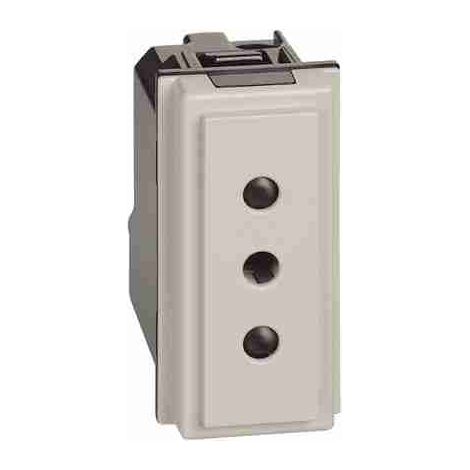 BTIKM4113 Presa 2P+T 10 A, 250Vac - interasse 19 mm ø 4 mm