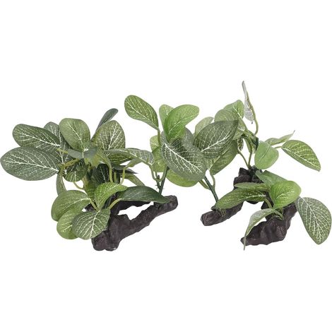 Artificial Aquarium Plants, Pack of 2 Decorations (1/5)