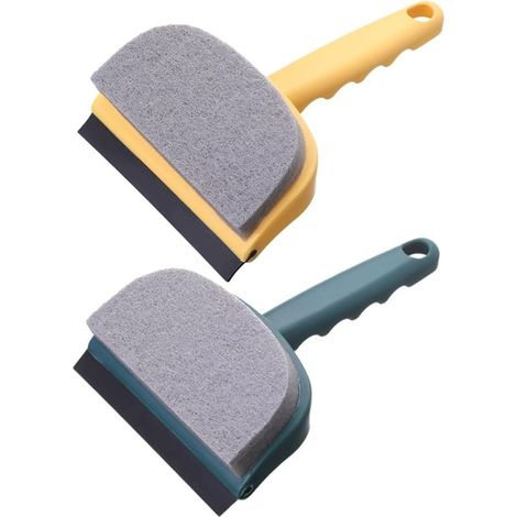 2 Pièces Essuie-Glace Nettoyant Pour Le Bain Nettoyants Pour Sols Ménagers Éponge De Nettoyage De Vitres Double Face Nettoyant Pour Vitres Nettoyant Pour (1/5)