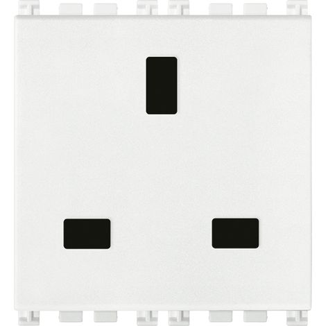 Presa 2P+T 13A Inglese Bianco VIMAR 19219.B