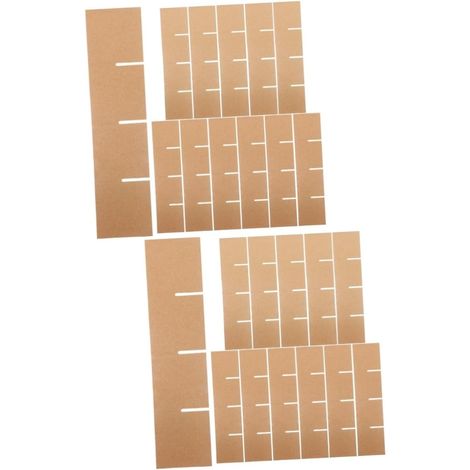 24 Pieces Cardboard Moving Boxes Dividers Moving Box Dividers Moving Box Kit Shipping Boxes Glasses (1/5)