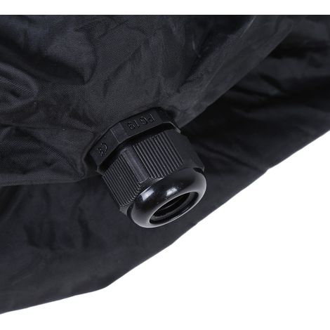 Housse de protection étanche noire pour climatiseur, lavable et anti-poussière, pour tuyaux d'eau de 3 m (1/5)