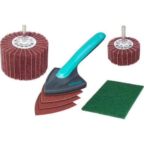 wolfcraft 7-tlg. Holz-Schleif-Set 5642000 (1/2)