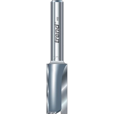 Professional 10.0mm TCT Two-Flute Straight Cutter with Plunge Center – 3/8" Shank, 25mm Length, Model TRE36114TC